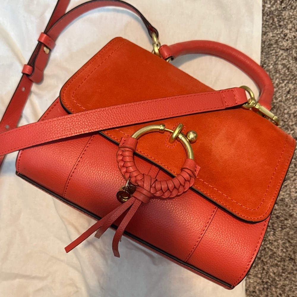 See By Chloe Coral Mini Satchel